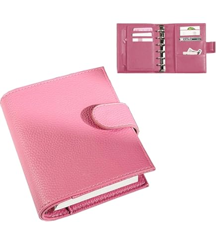 Amazon.co.jp: Smartfee システム手帳A6メモ帳 レザーポケット ワニ柄