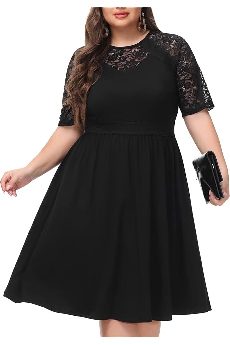 Lace Cocktail Dresses for Wedding Guest 
