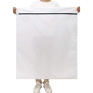 [Amazonブランド] Umi.(ウミ) 洗濯ネット 特大 90×110CMランド リーネットウォッシュバッグ 洗濯袋…