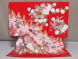 「花ひめ」 初着　女の子お宮参り用着物　正絹女児初着　A6731-06