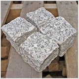 GA STONE 天然御影石ピンコロ サクラ御影(グレイッシュピンク) 1丁 9×9×9cm (56個セット)