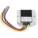 Ｑiilu DC12V / 24Vから5Vへ 10A 50W コンバーター 降圧型コンバータ 可変出力電源 変圧器 防水IP68
