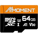 MMOMENT マイクロSDカード 64GB Nintendo Switch対応/MicroSDXCカード / 4K対応 / Class10 / UHS-I / U3 / A1 / V30 / SDアダプター付【読込最大95MB/s】