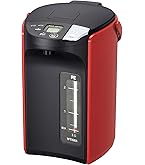 Amazon | タイガー 電気ポット 3L バーミリオン 蒸気レス 節電 VE 保温