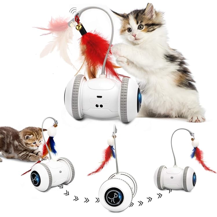 cat craft easy kitty motorized spinning laser topper toy