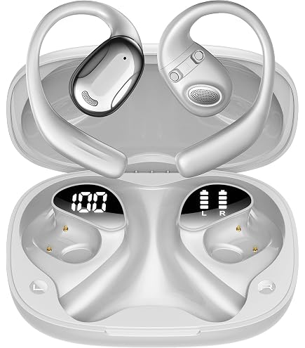 Amazon.co.jp: イヤホン Bluetooth ワイヤレスイヤホン 「最大100時間