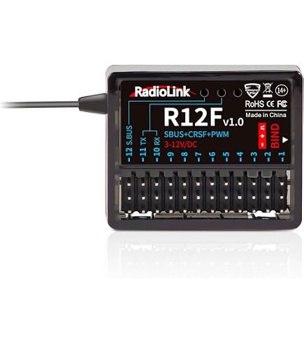Amazon | HTLNUZD Radiolink T12D 12チャンネル RC 完全比例