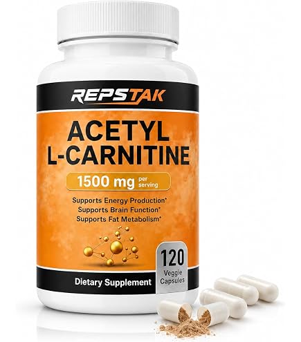 Switch Nutrition Acetyl L-Carnitine, 60 Capsules, Brain Function and Energy Support Health, Household & Personal Care