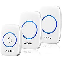 Amazon.co.jp: AZ4U ワイヤレスチャイム インターホン 電池式 ドアベル