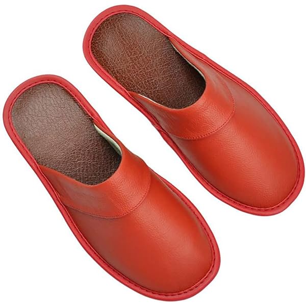 Amazon.co.jp: [dai] スリッパ 本革 オフィス レザールームシューズ  