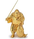 恵比寿　秀山作　銅製　置物　七福神　金属工芸　カ1035 恵比寿 秀山作 銅製 置物 七福神 金属工芸 カ1035