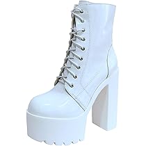 レインボー 厚底 ヒール カラフル ブーツ ブーティ SugarThrillz Amazon | [SEJUC] 厚底ブーツ レディース パープル ピンヒール