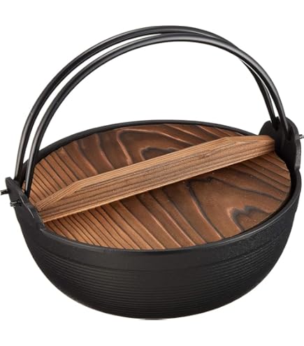 Amazon | 山王堂 南部鉄器 天麩羅鍋 久慈砂鉄 直径32cm 鉄鍋 両手鍋