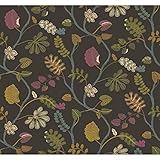 York Wallcoverings WP2404SMP Waverly Small Prints A New Leaf Wallpaper Memo Sample, 8-Inch x 10-Inch
