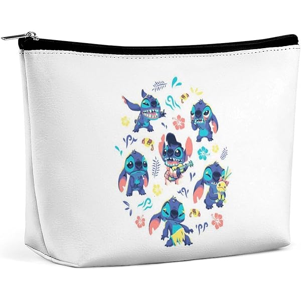 Amazon.co.jp: 化粧ポーチ Stitch スティッチ 収納袋2点セット