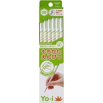 鉛筆 Amazon | トンボ鉛筆 鉛筆 Yo-i もちかた 2B 六角軸 右手左手兼用 KE