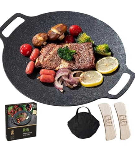 Amazon.co.jp: Lodge - L9OG3 10.5インチ 鋳鉄ラウンドグリドルパン (3