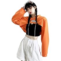 Amazon.co.jp: [DONLAONE] へそ出しパーカー レディース ヒップ