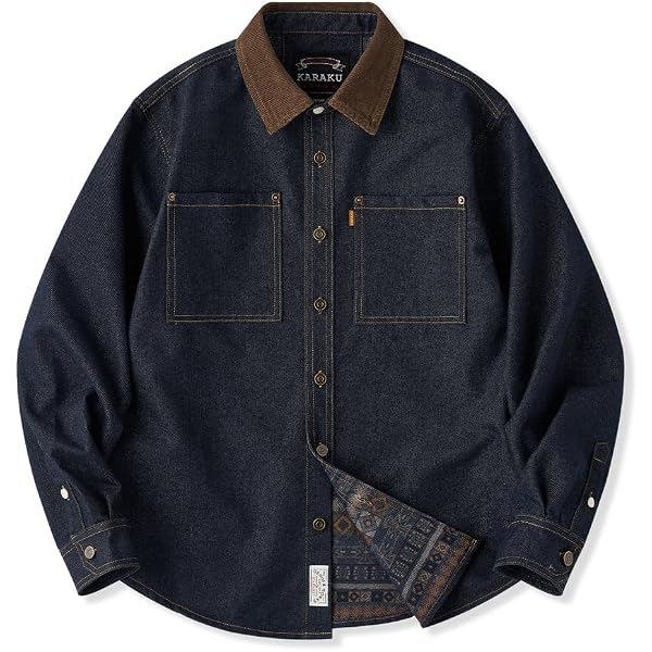 Amazon.co.jp: [karaku] ジャケットメンズ 裏ペイズリー柄 ノーカラー
