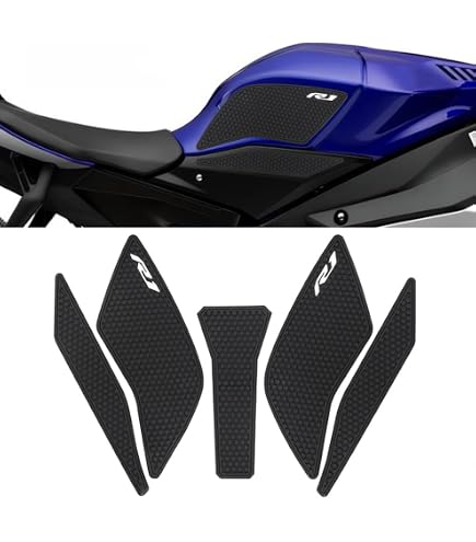 Amazon | PRINT (プリント) タンクサイドパッド HDR ブラック YZF-R7