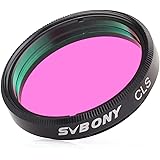 SVBONY 光害カットフィルター レンズフィルター CLSフィルター 天体観察 天体撮影 1.25インチ天体望遠鏡に利用でき (1.25インチ)