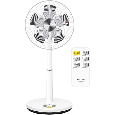 リビング扇風機【DCモーター/5段階/タイマー/リモコン付き】 EM-DCF01 ELSONIC リビング扇風機【7枚羽根/DCモーター/5段階/タイマー