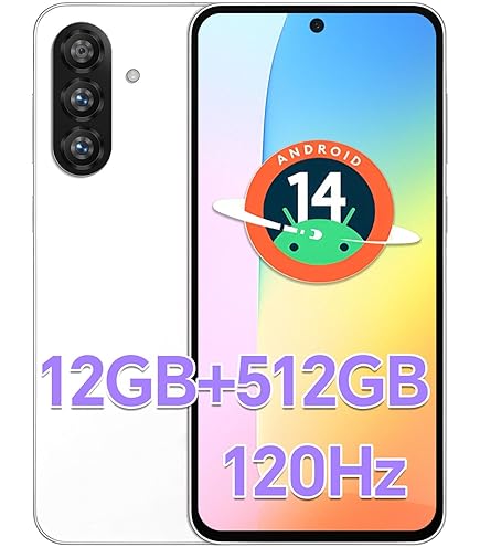 Amazon | lolhtvlol A16ProMax Android 14 スマホ 12GB+512GB