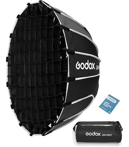 Amazon | Godox QR-P90 90cm ソフトボックス グリッド付き 折りたたみ
