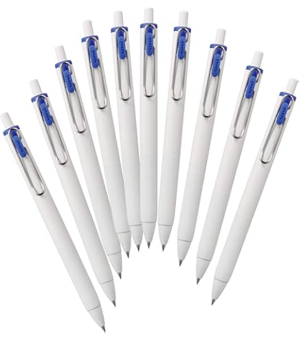 Amazon | 三菱鉛筆 ゲルボールペン ユニボールワン 0.5 青 10本 ハコ