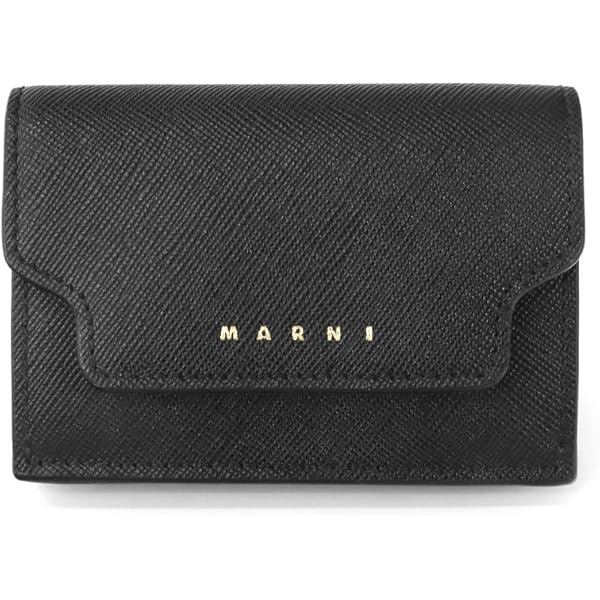 Amazon | [Marni] [マルニ] 財布 三つ折り ミニ財布 サフィアーノ