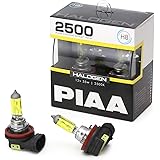 PIAA ヘッドライト・フォグランプ用 ハロゲン 2500K イエローバルブ 12V 35W H8 車検対応 2個入 HS508