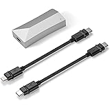 Astell&Kern AK HC4 Moon Silver [AK4493S搭載ポータブルUSB-DAC] アップサンプリング機能 USB着脱式 3.5mm/4.4mmデュアル出力 UAC2.0/UAC1.0切替 Switch/PS5対応 バスパワ