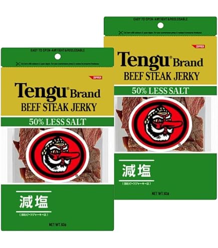 Amazon | テング ビーフジャーキー オリジナル 薄切りタイプ 93g 2袋
