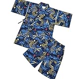 子供 甚平 キッズ ボーイズ 男の子 夏物 夏祭り fo-jink 110cm No.08