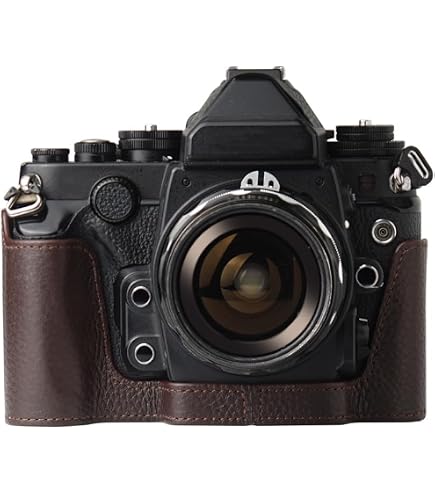 Amazon.co.jp: GARIZ Nikon Df用 本革カメラケース Gun Shot Ring付 XS
