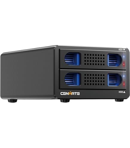 Amazon.co.jp: CENMATE アルミニウムデュアルベイハードドライブ