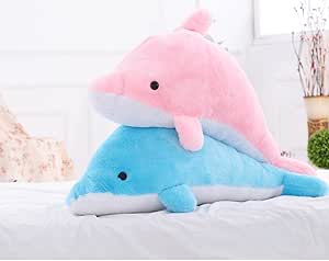 Amazon ぬいぐるみ 特大 海豚 イルカ いるか 動物 2色 100cm 可愛い 海豚ぬいぐるみ 縫い包み クマ抱き枕 お祝い ふわふわぬいぐるみ ピンク ぬいぐるみ おもちゃ