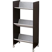 Amazon.co.jp: 山善(YAMAZEN) A4ファイルラック 3段 キャスター付き