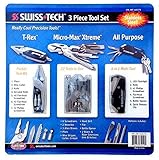 Swiss Tech 3ピースツールセットすべての目的、T - Rex & Micro Max by Swiss + Tech