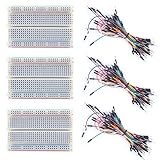 UCEC 3PCS 400-Point Solderless Circuit Breadboard With Breadboard Jumper Wires [並行輸入品]