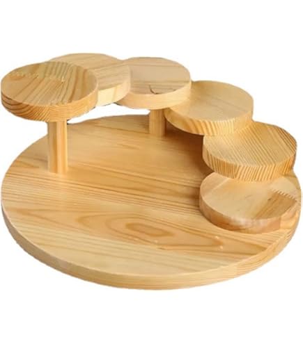 Amazon.co.jp: 寿司・刺身盛台 木製 階段盛器 刺身盛り皿 盛付皿 舟盛