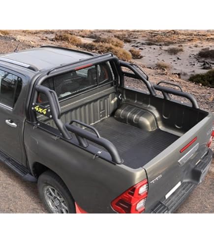 Amazon | HELIOS HILUX用 GUN125 ユニバーサル ロールバー ブラック 