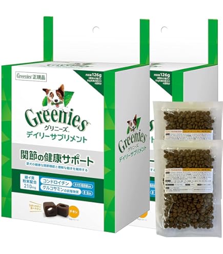 Amazon.co.jp: グリニーズ デイリーサプリメント 成犬用 関節の