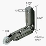 スライド画面ドアアルミコーナー挿入1 "ナイロンローラーfor Jim Waltersドア – バルク
