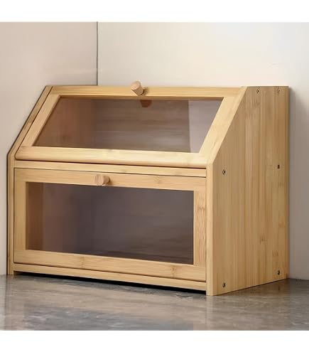 Amazon.co.jp: 古い木味モールガラスの2杯引き出し収納棚G28