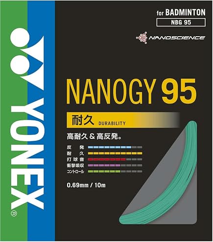 Amazon | ヨネックス 2020 NANOGY95 (ナノジー95) 0.69mm バドミントン