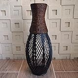 Hyun times 床の花瓶竹21 * 55.5センチメートルヨーロッパの村のクリエイティブレトロフラワーアートハイカーズクリエイティブフラワーインサート