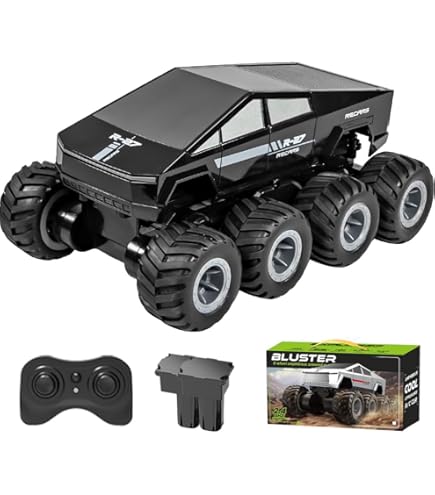 Amazon.co.jp: 水陸両用 ラジコンカー オフロード 子供向け,耐衝撃性 8