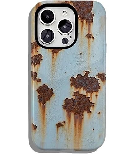 Amazon.co.jp: 錆びた光沢のある携帯電話ケース、ヴィンテージな錆びた