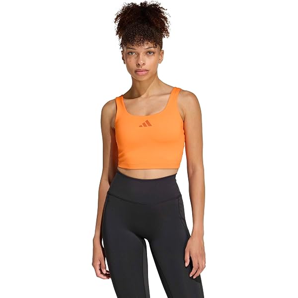 Amazon.co.jp: Adidas Fitness Training Shirt Tennis CROP Top Pro